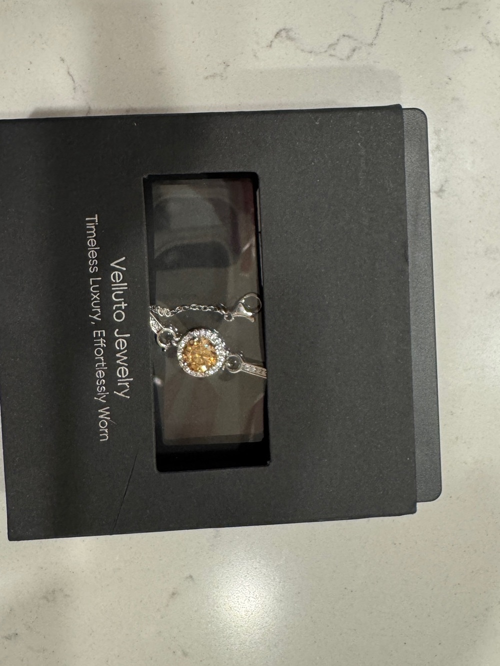 BRAND NEW Certified 2.0 Carat Yellow Moissanite Bracelet-GRA CERTIFICATE